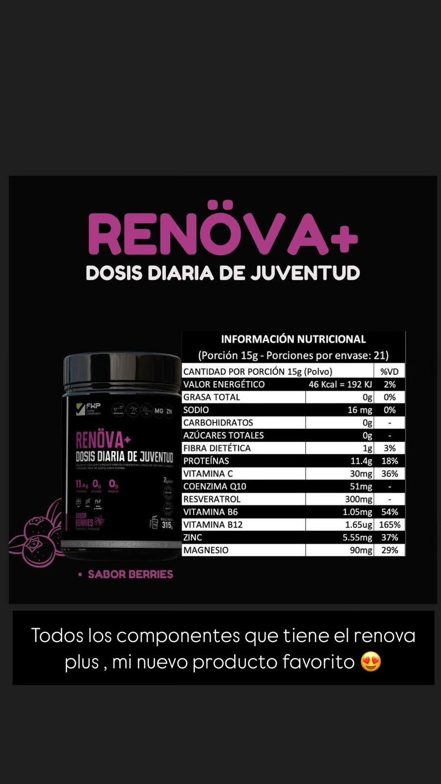 RENOVA Dosis diaria de juventud